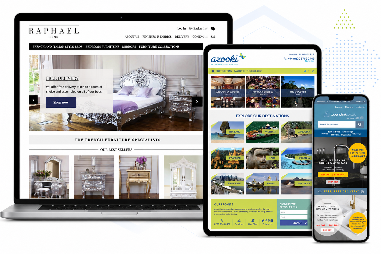 White Label Web Builds website projects