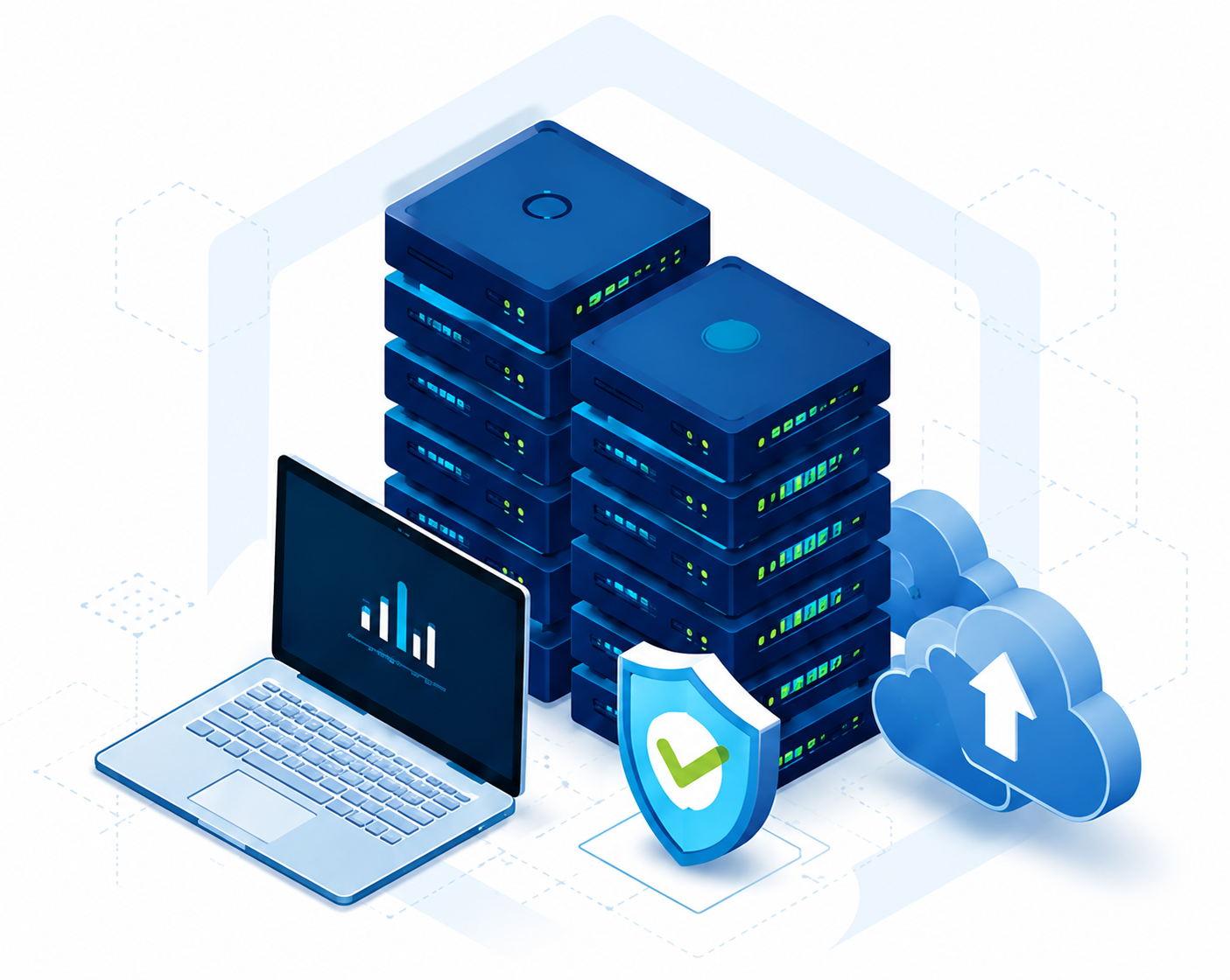 Reseller hosting servers and cloud backup